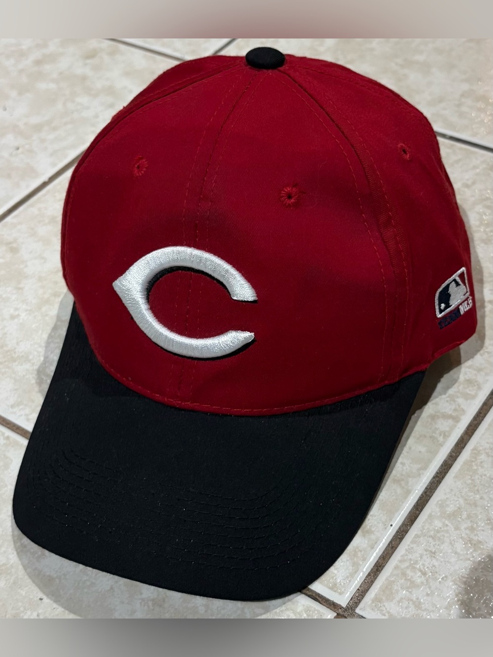 Vintage 90’s OC Sports Cincinnati Reds MLB Baseball Strapback Hat OSFA EUC - Picture 1 of 8